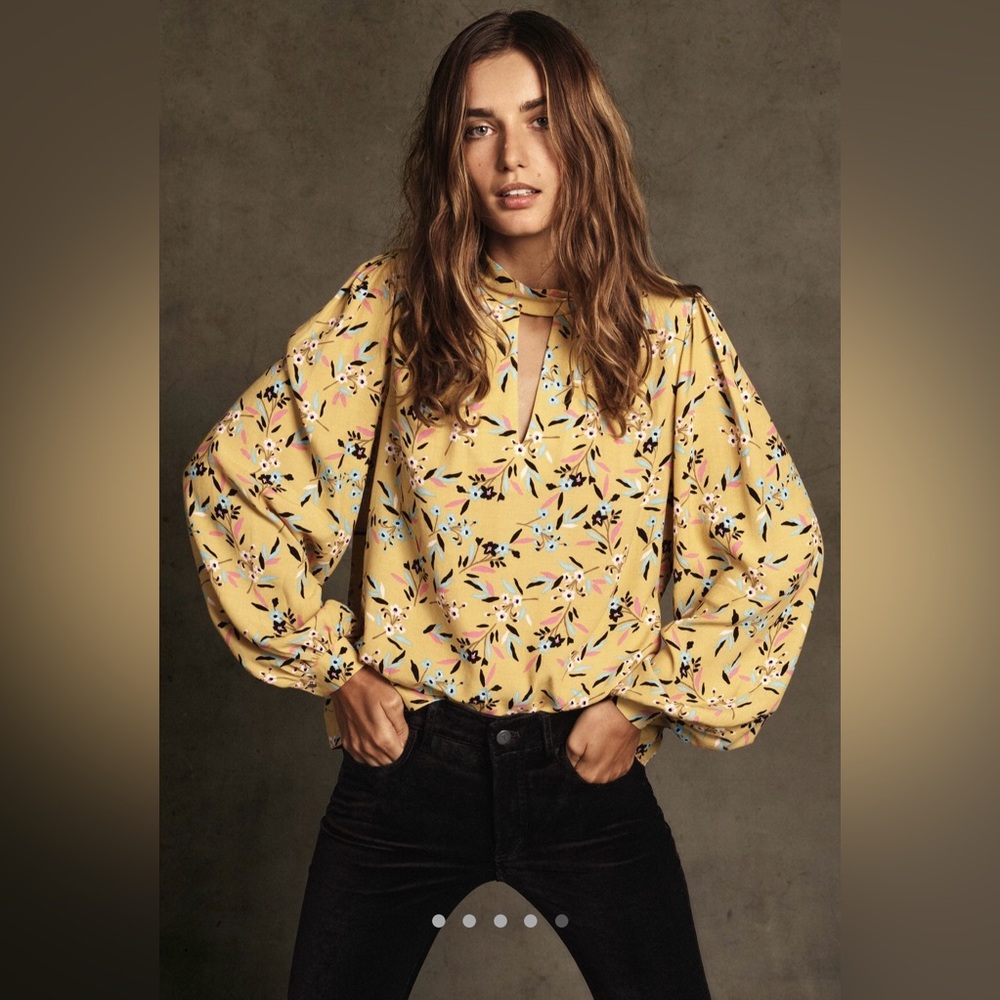 Anthropologie Maeve Meadowsweet Blouse | Size 0